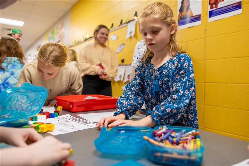 Students and families enjoy STREAM Night